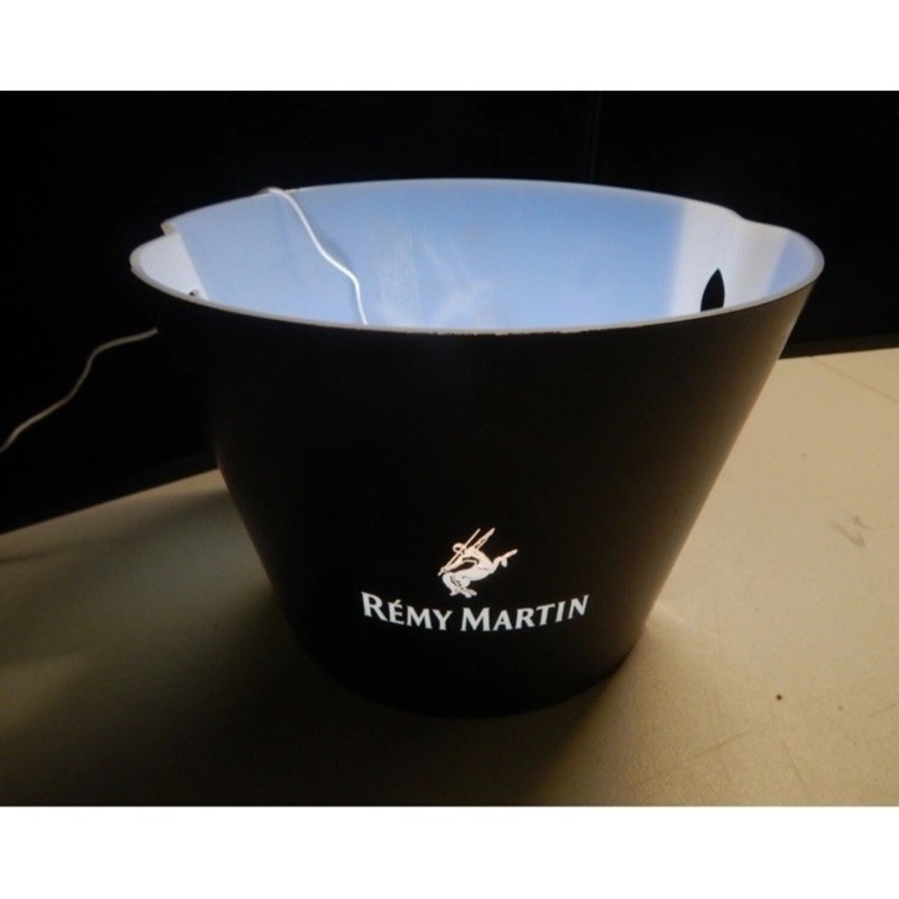 REMY MARTIN ice cognac beer WINE bucket plastic lighted 13x9 inch light